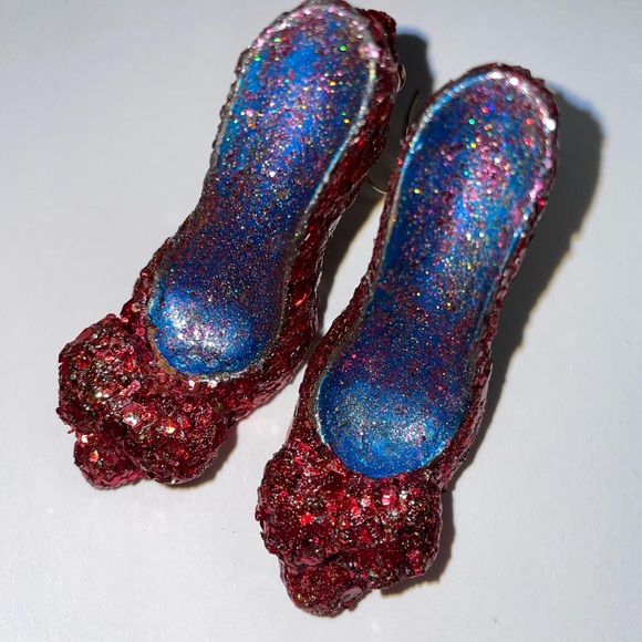 Ruby, red slippers earrings. NWT - Picture 8 of 8